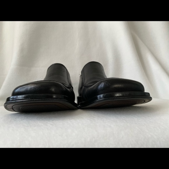 Aldo Mens Size 44 Black Leather Loafers